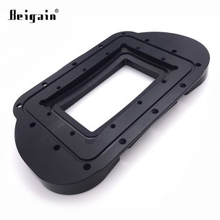 Black Anodized Surface CNC Milling Machined Aluminum Enclosure Cap for Subsea Digital Device